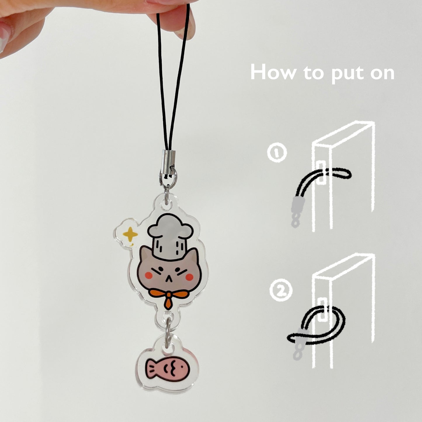 Cat chef ๐ | phone charm